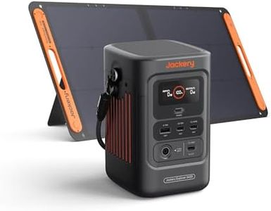 Jackery Explorer 240D Power Bank, 256Wh LiFePO4 Battery Portable Power Station, Charging Cable Included with 100W Soalr Panel