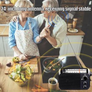 Retekess TR604 Portable AM/FM Radio – Black