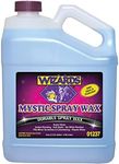 Wizards Mystic Spray Wax - Quick Car Detailing Supplies - Nano Polymer Hydrophobic Coating Car Wax - Non Traditional Wax For Car Wax Kit - With Pleasant Fragrance - 1 Gallon