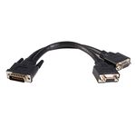 StarTech.com DMS 59 to VGA Splitter - 8in - DMS 59 to 2x VGA - Y Cable - Monitor Splitter Cable - DMS 59 Cable - DMS 59 to VGA Adapter