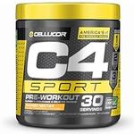 C4 Sport Pre Workout Powder Energy Preworkout, Mango Nectar, 30 Servings - Sugar Free + 135mg Caffeine Pre-Workout Supplement for Men and Women