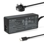 USB-C Laptop Charger,Universal 100W Power Adapter for Lenovo Dell HP Acer Asus Chromebook Huawei Samsung Mac Book Pro/Air and more Type C Laptop Charger