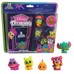 Disney Doorables Neon Glow Peek Figures, 5 Special Edition 1.5-inch Collectible Figurines, Officially Licensed Kids Toys for Ages 5 Up, Gifts and Presents