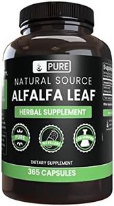 Pure Original Ingredients Alfalfa Leaf (365 Capsules) No Magnesium Or Rice Fillers, Always Pure, Lab Verified