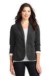 Port Authority Womens Fleece Blazer (L298) -Dark Charc -3XL