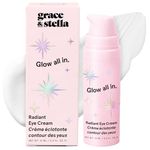 grace & stella Retinol & Caffeine Under Eye Cream Anti Aging - Hydrating Cream with Niacinamide & Peptides - Reduce Wrinkles, Crow's Feet, Puffiness - Vegan Skincare - Free (0.5 fl.oz / 15ml)
