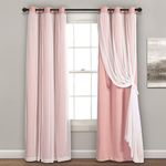 Lush Decor Sheer Grommet Curtains W