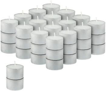 KARAN KING® 8 Hour UNSCENTED Long Burning TEALIGHT Candles - Long Lasting - Cotton Wicks - Versatile (Weddings, Birthdays, Parties, Restaurants, Massage Parlors, Spa) (Pack of 100)