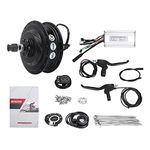 E-Bike Conversion Kit, 36V 500W Electric Rear Wheel Conversion Kit Electronic Bike Rear Wheel Hub Motor Set with KT‑900S Display Meter for 12G Wheel(26in)