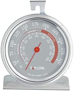 TAYLOR TYPTHOVEN Pro Oven Thermometer, Stainless Steel, 9 x 8.5 cm