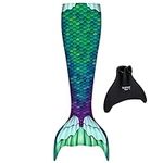 Fin Fun Fantasy Mermaid Tail for Girls and Boys, Monofin for Swimming Included for Your Little Mermaid