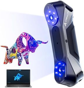 Creality Raptor 3D Scanner for 3D Printing, Multiple-line Blue Laser & NIR Handheld Scanner with 0.02mm Accuracy, Anti-Shake Tracking, 24-Bit Fast Full-Color Scanning for Windows macOS