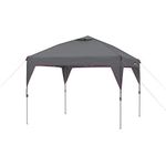 CORE 10' x 10' Instant Shelter Pop-Up Canopy Tent with Wheeled Carry Bag (Seal Gray)