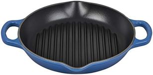 Le Creuset Enameled Cast Iron Signature Deep Round Grill, 9.75", Marseille