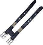 SIE EQUESTRIAN Leather Elastic Girth Extender (Black)