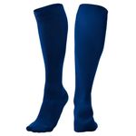 CHAMPRO mens Compression Style Athletic for Baseball, Softball, Football, and More Pro Socks, Navy, Large US