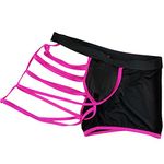 JEERLEEP Men's Sexy Lingerie Underpants, Pink, One Size