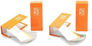 RAL K5 Color Chart, 1 x Gloss, 1 x Semi-Matte, Full Page Color Swatches