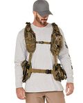 Nomad Mens Nwtf Pursuit Convertible Turkey Vest | Camo Hunting Vest, Mossy Oak Bottomland, 1