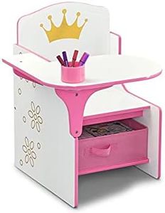 Delta Children Princess Crown Chair Desk with Storage Bin