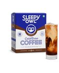 Sleepy Owl Mocha Cold Brew Coffee Bags | Set of 5 Packs - Makes 15 Cups | Easy 3 Step Overnight Brew - No Equipment Needed | Medium Roast | 100% Arabica | Directly Sourced From Chikmagalur