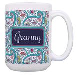 Granny Grandma Gifts Granny Paisley Mug Granny Cup 15-oz Coffee Mug Tea Cup Paisley