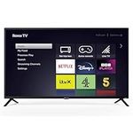 EMtronics EM40ROK Roku TV 40" Inch Full HD 1080p Smart with Netflix, Disney+, BBC, Freeview Play, Dolby Audio, Mobile Control and 3 x HDMI, USB - Black (2024 Model)