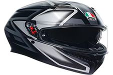 AGV K3 Full Face ECE 22.06 Motorcycle Helmet - Compound, Matt Black / Grey