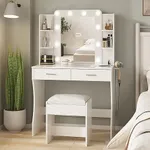 Vanity Desk with Lights,Makeup Vani