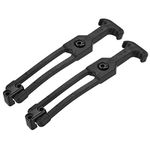 sourcing map 7.87-inch Rubber Flexible T-Handle Draw Latches Hasp for Golf Cart and Tool Box - 2 Pcs