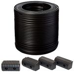 Caliber 23050-BK Black 16' x 2" x 4" Bunk Wrap Kit with End Caps