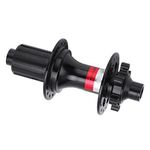 Bicycle Disc Brake Hubs, Mountain Bike Rear Hub 32 Hole 4 Bearing High Strength for Mountain Bicycle