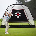 KAIDIDA Golf Practice Hitting Nets for Backyard Driving Indoor Use Heavy Duty Practice Golf Driving Nets for Backyard Premium Portable Golf Impact Nets Cages with Frame and Net for Men Women