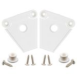 NeverBreak Parts - 2 Pack White Igloo Cooler Replacement Latches | Igloo Cooler Replacement Parts Kit Includes Posts and Screws | High Strength Igloo Cooler Latches