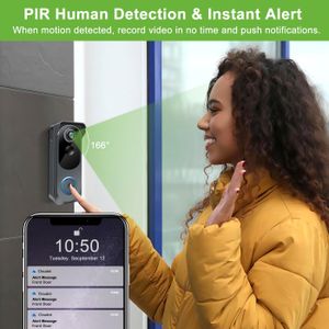Wireless 1080P Video Doorbell Camera – HD Smart Home Security