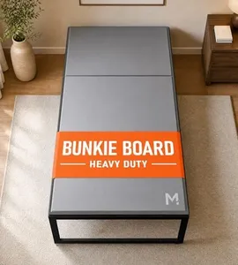 Meliusly Heavy Duty 10mm Bunkie Board Twin XL 2-Pack (38x79'') Patent Pending Low Profile Bed Board Design - Breathable, Noise Minimizing, Moisture Resistant Bunkieboards, Low Profile Bed Support