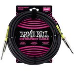 Ernie Ball 20 ft Straight/Straight Instrument Cable - Black