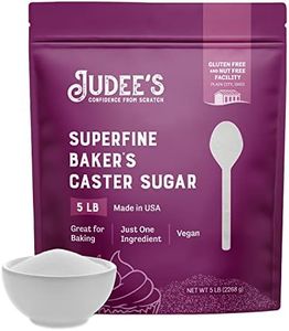 Judee's Superfine Caster Sugar - 5 lbs - Delicious and 100% Gluten-Free - Bakers Sugar for Homemade Treats, Baked Goods, and Toppings - Airy and Smoot