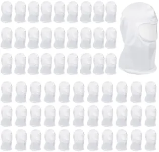 SENONAPO 60 Pcs Painters Spray Socks Unisex Adult Painters Mask Painting Dust Hood Snug Soft Stretch Head Socks for Men