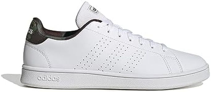 adidas Men's Sportswear Advantage Base Court Lifestyle Shoes, Cloud White/Cloud White/Core Black, US 8