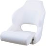 Seamander Premier Series Captain Bucket Seat with Flip Up Bolster, Boat Seat Suitable For Fishing and Pontoon boats
