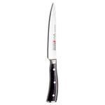 Wüsthof Classic Ikon 6 Inch Fillet Knife, Black