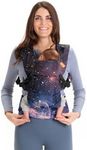 Beco Gemini Baby Carrier Newborn to Toddler - 100% Cotton Baby Body Carrier, Baby Carrier Backpack & Baby Front Carrier with Adjustable Seat, Ergonomic Baby Holder Carrier 3-16 kg (Carina Nebula)