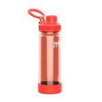 Takeya Sport 24 oz Tritan Plastic Water Bottle with Spout Lid, Premium Quality, BPA Free, Pro Fire