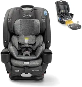 Graco 4Ever DLX Grad 5-in-1 Car Seat, Harrison Infant, Toddler, Booster, Convertible Car Seat, Features Slim Fit and Removable Seat Belt Trainer