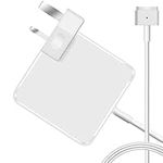 Compatible With Mac Pro Charger 85W, Replacement T-Tip Power Adapter Compatible with Mac Book Pro 13"&15" 17" Inches, Works with 85W&60W&45W