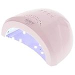 SUNUV 48W UV Light for Gel Nails, UV LED Nail Lamp for Gel Polish with 3 Timer Settings Professional UV Nail Dryer Nail Art Tools Auto Sensor SUNone Pink