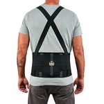 Ergodyne ProFlex 1100SF Back Support Brace, 8" Spandex Belt, Patented Stays Provide Added Support