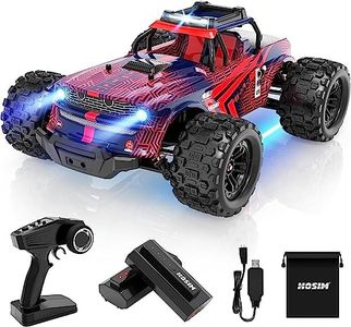 Hosim 1:14 4X4 Fast RC Cars for Adults,40+ KPH High Speed Hobby Electric Off-Road Jumping Remote Control RC Trucks,Waterproof Toy Crawler Electric Vehicle Car for Boys Children