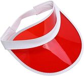 Retro Tennis Beach Plastic Sun Viso